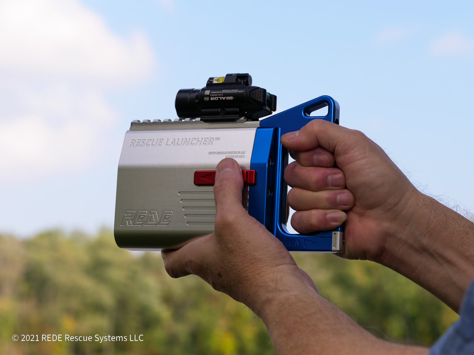 Water Rescue Rope Launcher Rescue Launcher™ - REDE Rescue Systems LLC